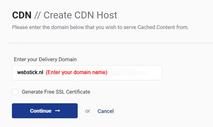 Stackpath CDN domain
