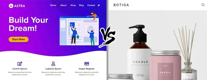 Astra vs Botiga comparison Astra vs Botiga