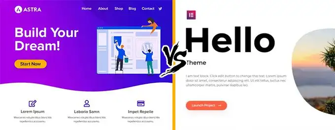 Astra vs Hello comparison Astra vs Hello