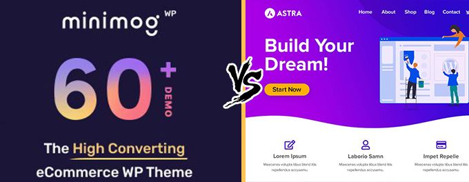 Astra vs Minimog comparison Astra vs Minimog