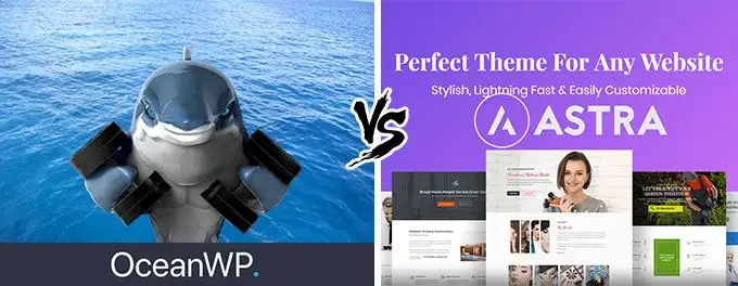 Astra vs OceanWP Astra vs OceanWP