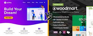Astra vs Woodmart Theme comparison [2025]
