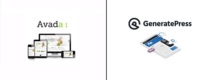 Avada vs Generatepress comparison [2025]