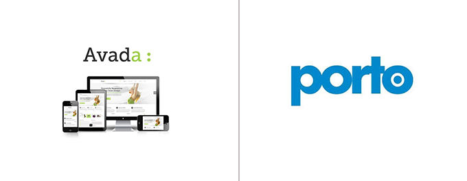 Avada vs Porto comparison Avada vs Porto