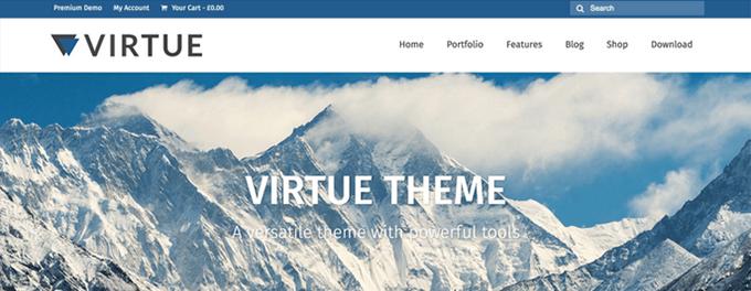 Best free WordPress themes Virtue
