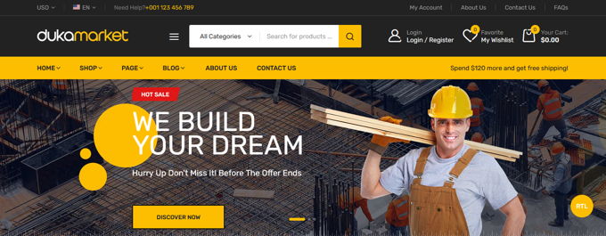 Dukamarket Best Shopify Themes [2025]