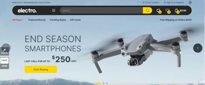 Electro Best Shopify Themes [2025]