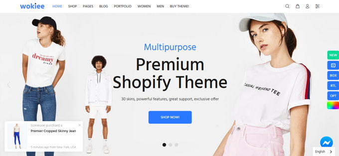 Wokiee Best Shopify Themes [2025]