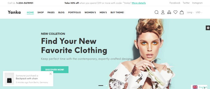 Yanka Best Shopify Themes [2025]