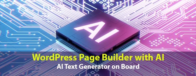 Best Page Builder with AI Text Generator