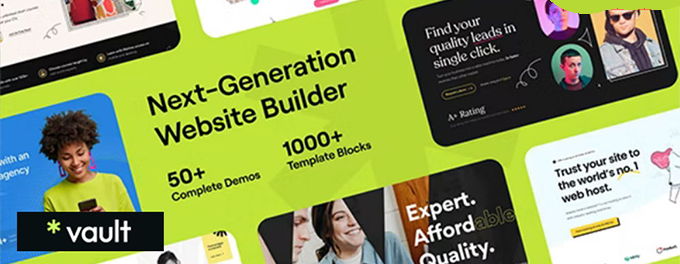 Best wordpress themes Vault