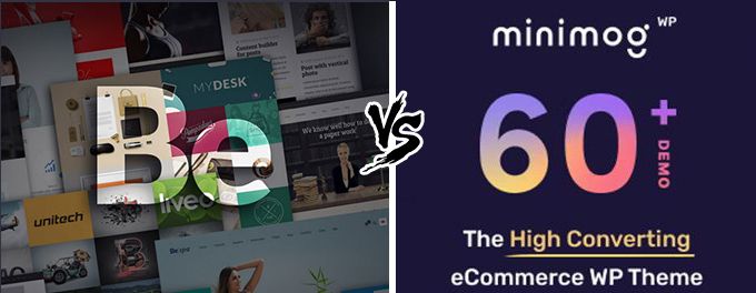 BeTheme vs Minimog comparison BeTheme vs Minimog