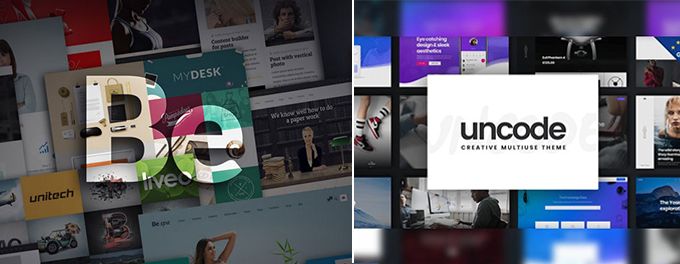 BeTheme vs Uncode comparison BeTheme vs Uncode