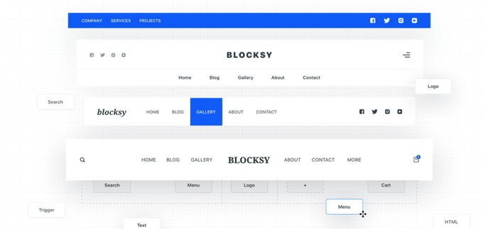 Blocksy Theme review Header Builder