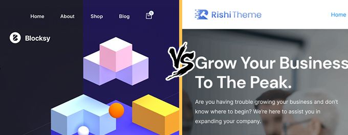 Blocksy vs Rishi Blocksy vs Rishi