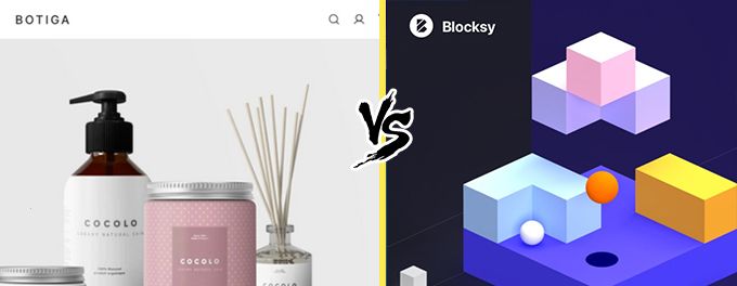 Botiga vs Blocksy Botiga vs Blocksy