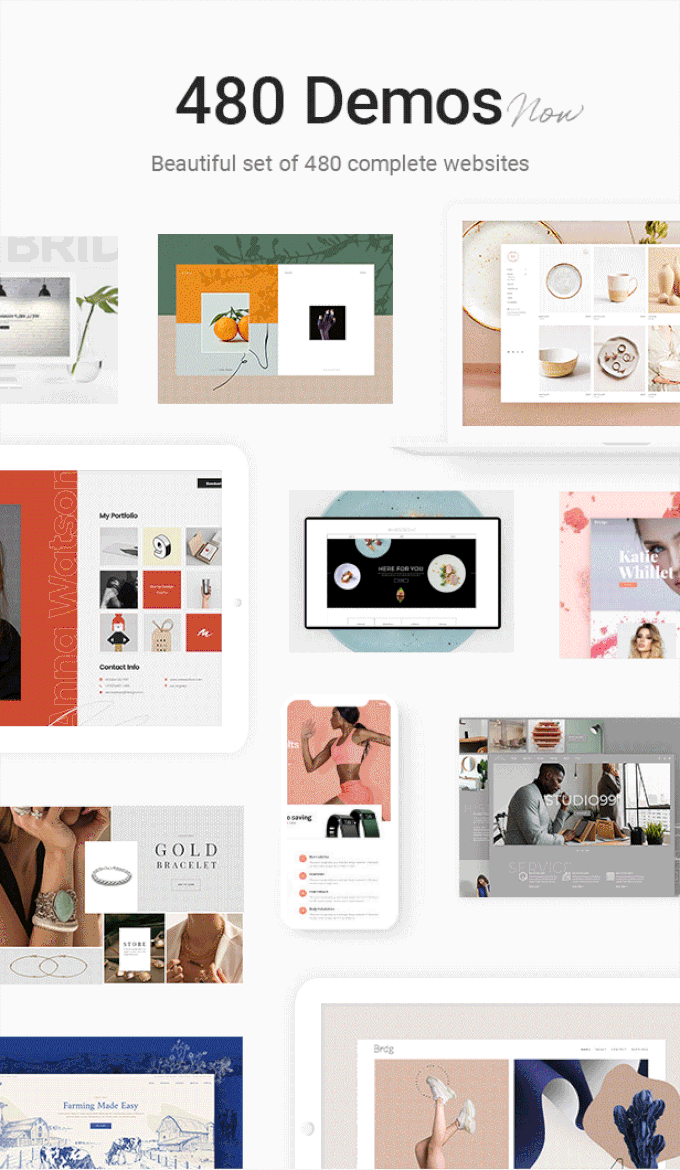 Bridge theme review demo's