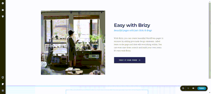 Brizy Pagebuilder review: Sliders Brizy Pagebuilder review: Sliders