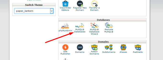 MySQL Cpanel