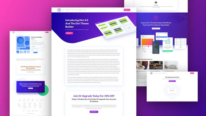 Create your own website Divi
