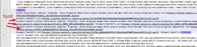 creating inline fonts creating inline fonts