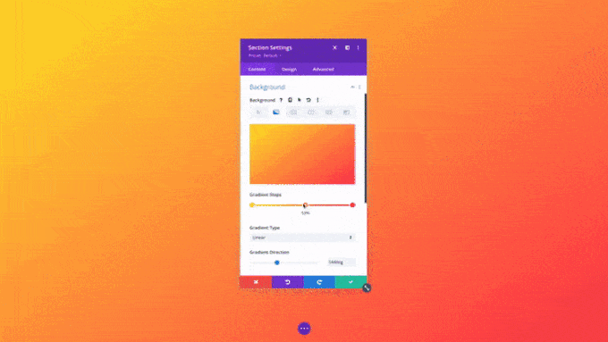 Mastering design with Divi's Gradient Builder