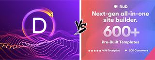 Divi vs Hub Theme comparison [2025]