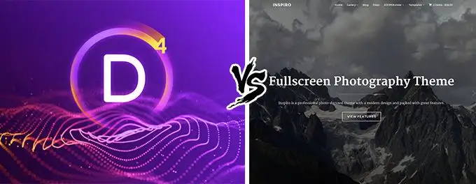 Divi vs Inspiro comparison Divi vs Inspiro
