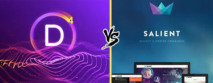 Divi vs Salient comparison Divi vs Salient