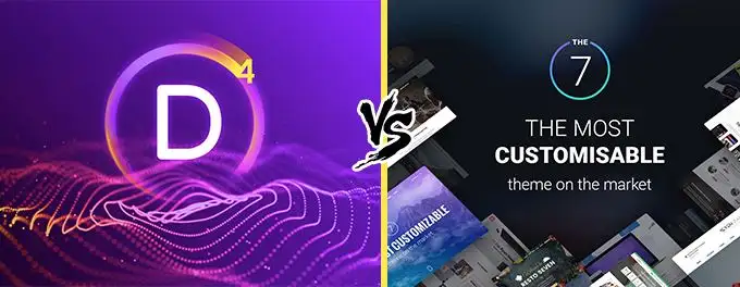 Divi Theme vs The7 Theme Divi vs The7