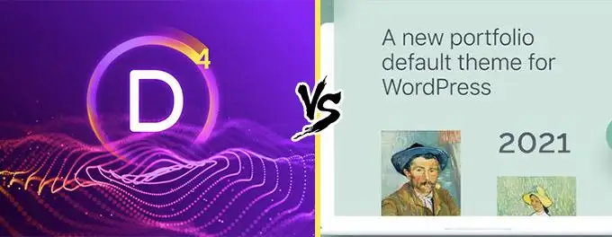 Divi vs Twenty Twenty-One comparison Divi vs Twenty Twenty-One