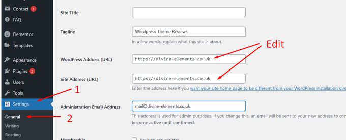 Change Domain Name WordPress URL Change Domain Name WordPress URL