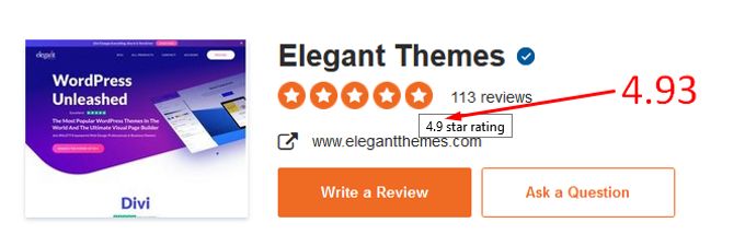 Elegant Themes review Rating Elegant Themes review Rating