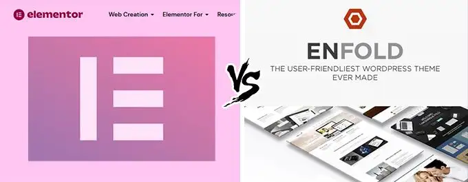 Elementor vs Enfold comparison Elementor vs Enfold