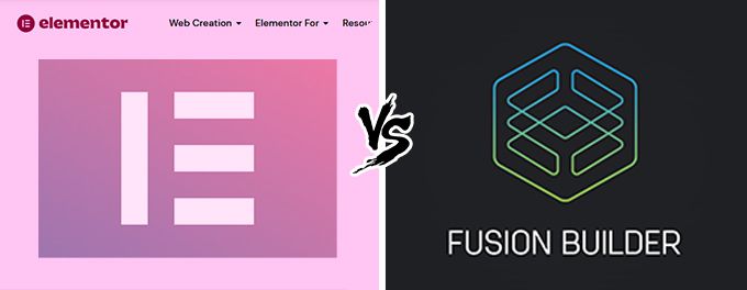 Elementor vs Fusion-Builder comparison Elementor vs Fusion-Builder comparison