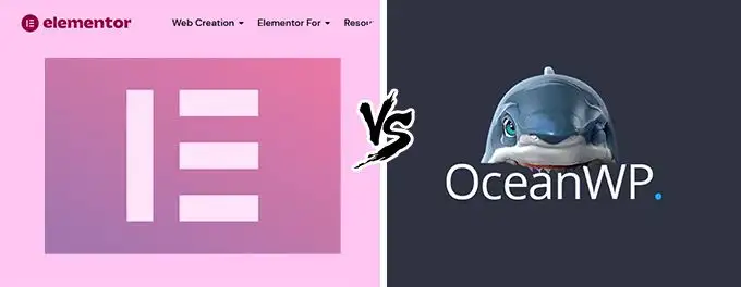 Elementor vs Ocean-WP comparison Elementor vs Ocean-WP