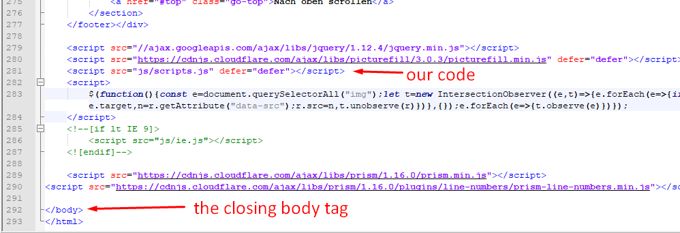 closing body tag HTML closing body tag HTML