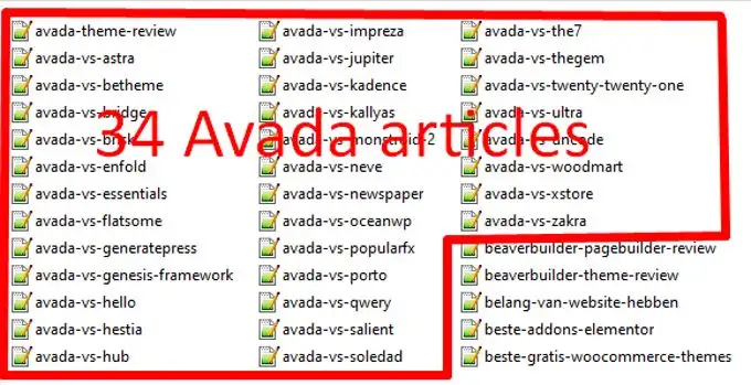 34 Avada articles 34 Avada articles