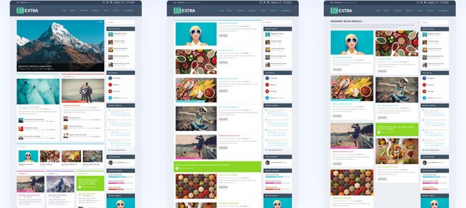 Extra Theme Blog Demo Lay-outs Extra Theme Review Blog Demo Lay-outs