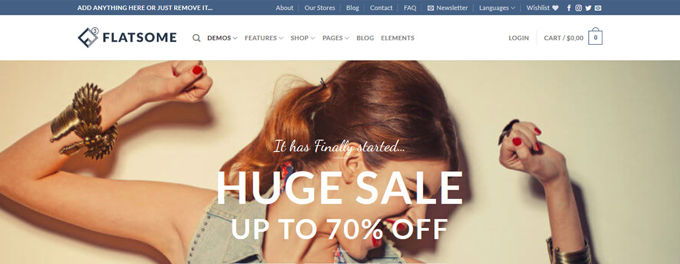 fastest Wordpress themes Flatsome