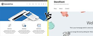 Generatepress vs Storefront themes comparison [2025]