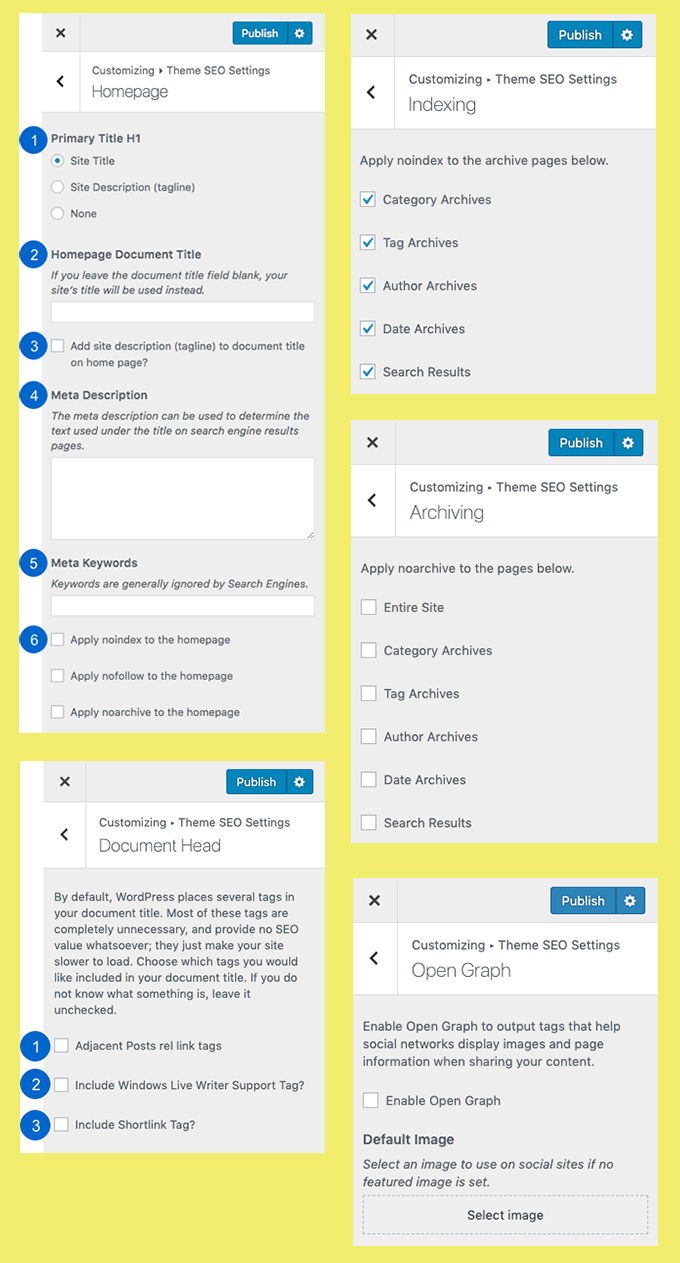 Genesis Framework review SEO settings Genesis Framework SEO settings
