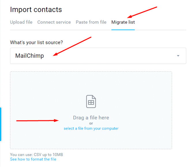 GetResponse review uploading contacts