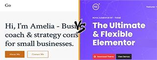 Go vs Royal Elementor comparison [2025]
