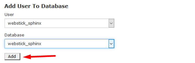 Grant database rights