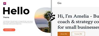 Hello vs Go Theme comparison for [2025]