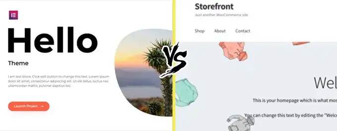 Hello vs Storefront comparison Hello vs Storefront