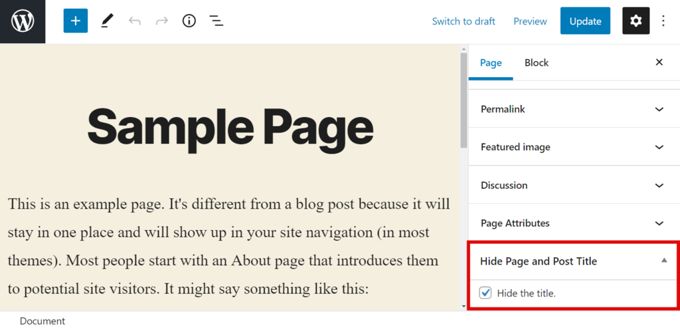 hide post title with plugin hide post title with plugin