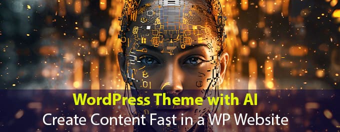 Create Content Fast in a WordPress Website
