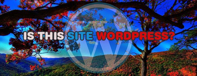 How to tell if a site is Wordpress How to tell if a site is Wordpress